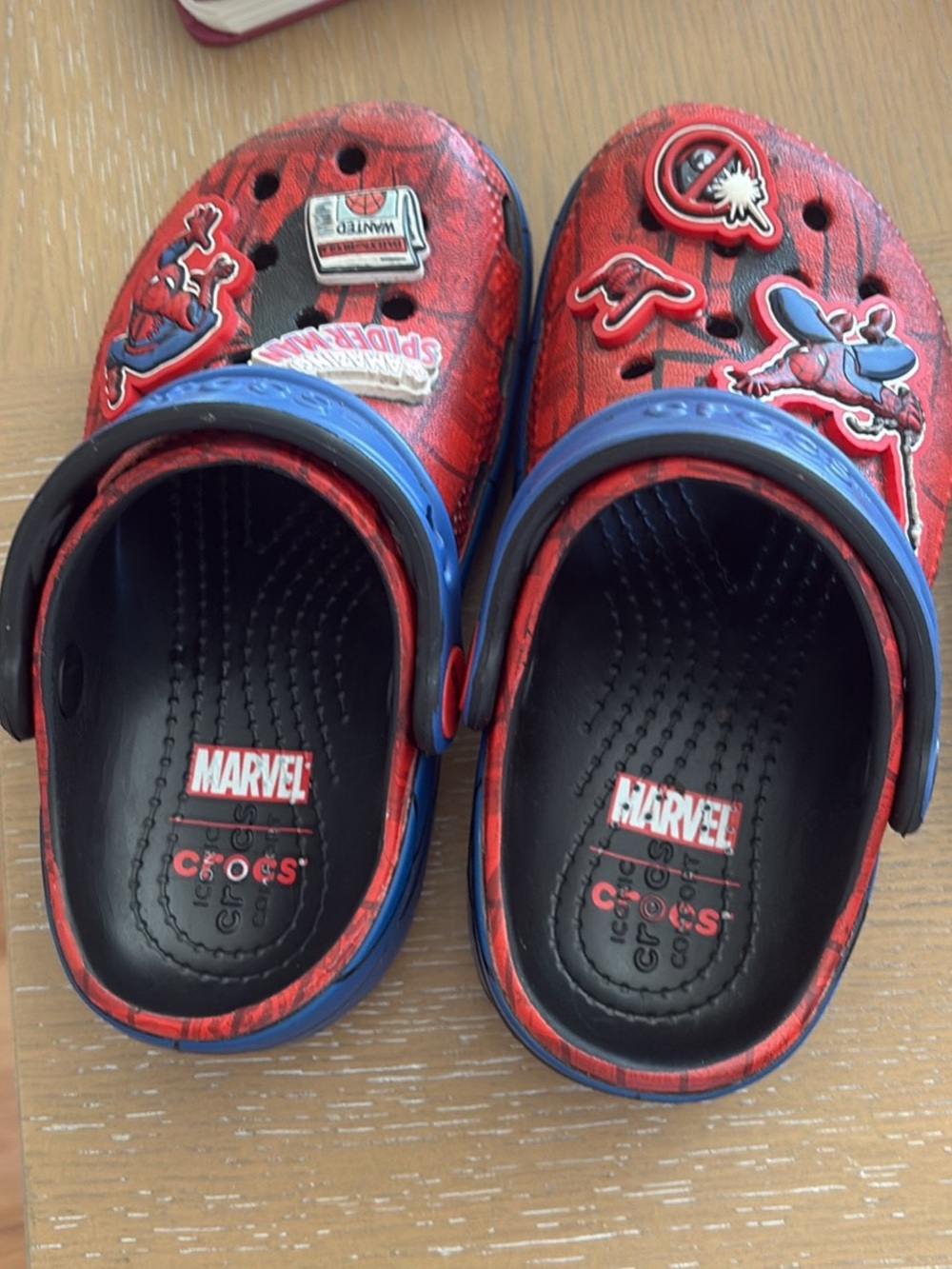CROCS Kids' Red & Blue Marvel Spider-Man Clogs